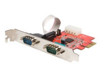 Startech.com Tarjeta Adaptadora PCI Express Nativo de 2 Puertos Serie RS232 con UART16950 (PEX2S952)